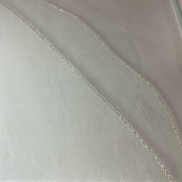 14K WHITE GOLD chain necklace 18” REAL GOLD - Picture 6 of 10